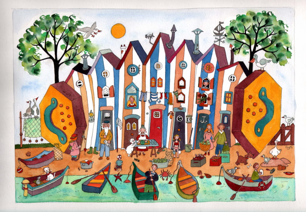 Concertina Sur La Plage