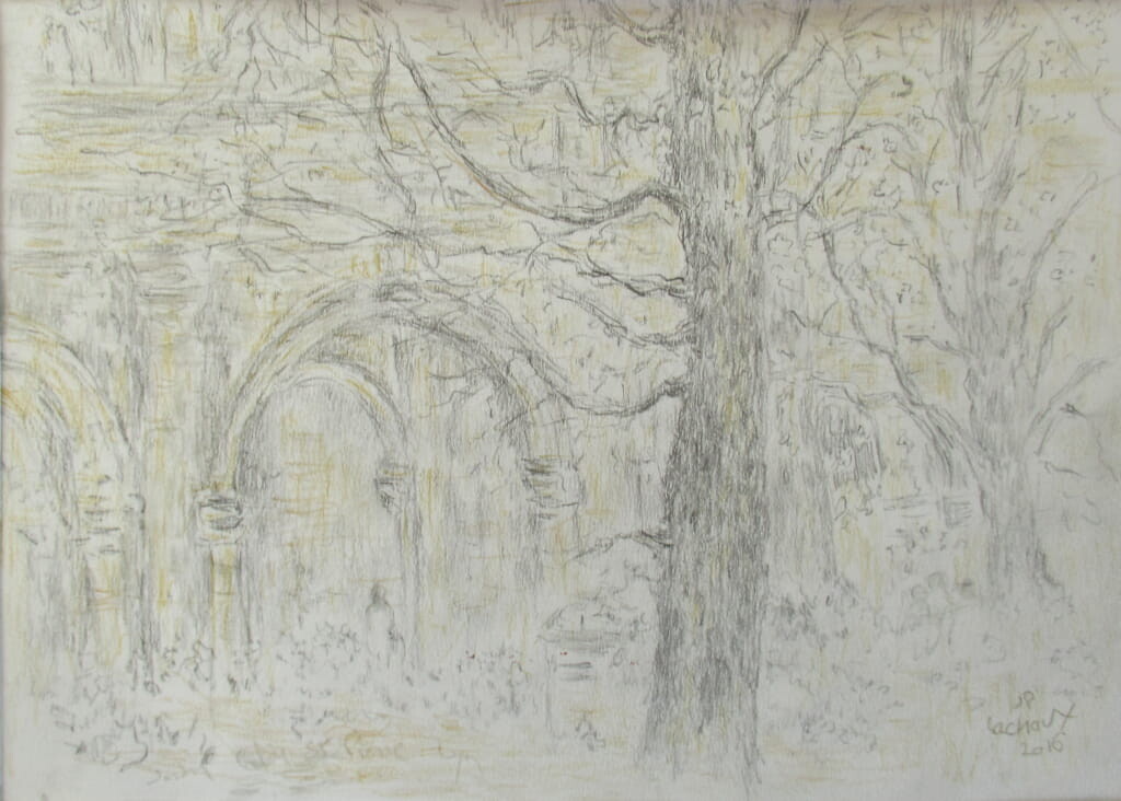 Palais St Pierre (crayon, 2016)